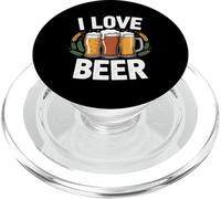 I Love Beer Craft Brew Enthusiast Humour PopSockets PopGrip pour MagSafe
