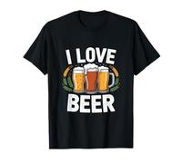 I Love Beer Craft Brew Enthusiast Humour T-Shirt