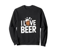 I Love Beer Festive Barrel Fun Sweatshirt