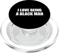 I Love Being A Black Man PopSockets PopGrip pour MagSafe