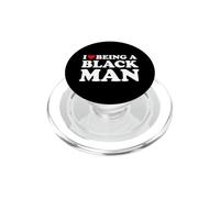 I Love Being A Black Man PopSockets PopGrip pour MagSafe