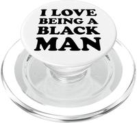 I Love Being A Black Man PopSockets PopGrip pour MagSafe