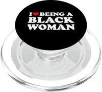 I Love Being A Black Woman PopSockets PopGrip pour MagSafe