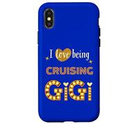 I Love Being Cruising Gigi Nana Grandma Mimi Granny Nouveauté Coque pour iPhone X/XS