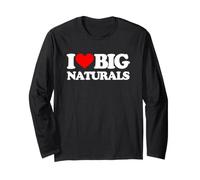I Love Big Naturals - Dire drôle de Sarcastique pour Homme Manche Longue