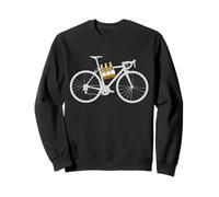 I Love Bikes and Beer Bicycle Cycling Sweatshirt
