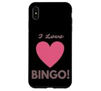 I Love Bingo! Funny Old Lady Costume Men & Women Bingo Coque pour iPhone XS Max