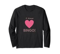 I Love Bingo! Funny Old Lady Costume Men & Women Bingo Manche Longue
