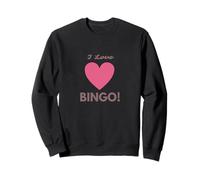 I Love Bingo! Funny Old Lady Costume Men & Women Bingo Sweatshirt