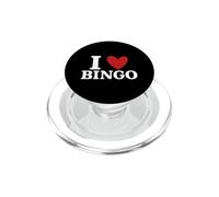 I Love Bingo Lover Jeux de Hasard Bingo Hall Soirées de Jeu PopSockets PopGrip pour MagSafe