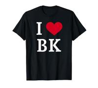 I Love BK, I Heart Initials B.K. T-Shirt