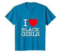 I Love Black Girls Magic Illustration Graphic Cool Designs T-Shirt