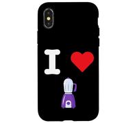 I Love Blenders Mélange pour appareils de Cuisine Émulsifier Les Aliments Smoothie Coque pour iPhone X/XS