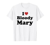 I Love Bloody Mary Drink Cocktail Bar T-Shirt