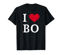 I Love BO, I Heart Initials B.O. T-Shirt