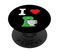 I Love Bol mélangeur sur Socle pour Appareil de Cuisine PopSockets PopGrip Adhésif