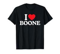 I Love Boone Birthday First Name Family Last Name Heart T-Shirt