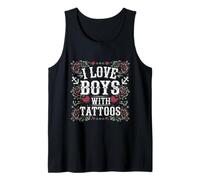 I Love Boys With Tattoos Ink Artist Appreciation |-- Débardeur