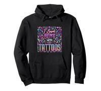 I Love Boys with Tattoos Ink Artist Appreciation - Sweat à Capuche