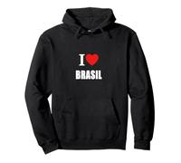 I Love Brasil Brazil Sunshine Brésil Vacances d'été brésiliennes Sweat à Capuche
