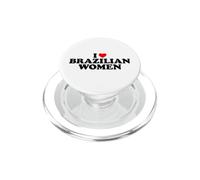I Love Brazilian Women PopSockets PopGrip pour MagSafe