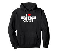 I Love British Guys Sweat à Capuche