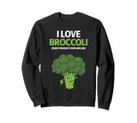 I Love Brocoli Légumes Amusants Sweatshirt