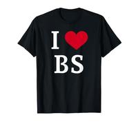 I Love BS, I Heart Initials B.S. T-Shirt