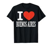 I Love Buenos Aires City Heart Graphic Souvenir Voyage T-Shirt