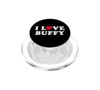 I Love Buffy Nom Assorti pour Petite Amie et Petit ami Buffy PopSockets PopGrip pour MagSafe