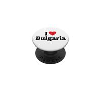I Love Bulgaria PopSockets PopGrip Adhésif