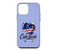 I Love Cabo Verde Vacation Travel Drapeau Cœur Noir Touriste Coque pour iPhone 12 Mini