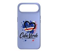 I Love Cabo Verde Vacation Travel Drapeau Cœur Noir Touriste Coque pour iPhone Air