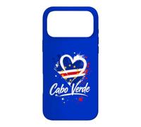 I Love Cabo Verde Vacation Travel Drapeau en Forme de cœur Motif touriste Coque pour iPhone 17 Pro Max