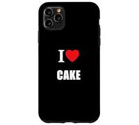 I Love Cake Baking Baker Éponge pour chocolats et Carottes Coque pour iPhone 11 Pro Max