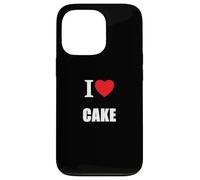 I Love Cake Baking Baker Éponge pour chocolats et Carottes Coque pour iPhone 13 Pro