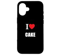 I Love Cake Baking Baker Éponge pour chocolats et Carottes Coque pour iPhone 16
