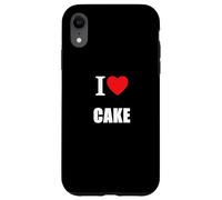 I Love Cake Baking Baker Éponge pour chocolats et Carottes Coque pour iPhone XR