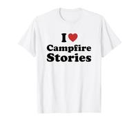 I Love Campfire Stories Funny Humor Retro T-Shirt