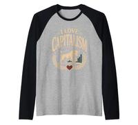 I Love Capitalism Capitalisme Entrepreneur Bourse Actions Manche Raglan