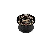 I Love Capitalism Capitalisme Entrepreneur Bourse Actions PopSockets PopGrip Adhésif