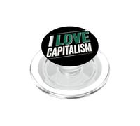I Love Capitalism Capitalisme Entrepreneur Bourse Actions PopSockets PopGrip pour MagSafe