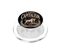 I Love Capitalism Capitalisme Entrepreneur Bourse Actions PopSockets PopGrip pour MagSafe