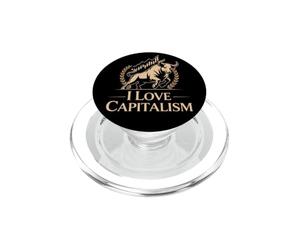I Love Capitalism Capitalisme Entrepreneur Bourse Actions PopSockets PopGrip pour MagSafe