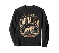 I Love Capitalism Capitalisme Entrepreneur Bourse Actions Sweatshirt