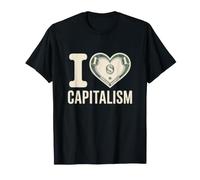 I Love Capitalism Capitalisme Entrepreneur Bourse Actions T-Shirt