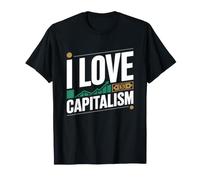 I Love Capitalism Capitalisme Entrepreneur Bourse Actions T-Shirt
