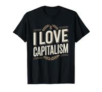 I Love Capitalism Capitalisme Entrepreneur Bourse Actions T-Shirt