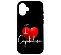I Love Capitalism J'aime Le Capitalisme Économie de Marché Coque pour iPhone 16