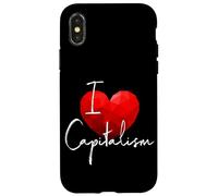 I Love Capitalism J'aime Le Capitalisme Économie de Marché Coque pour iPhone X/XS